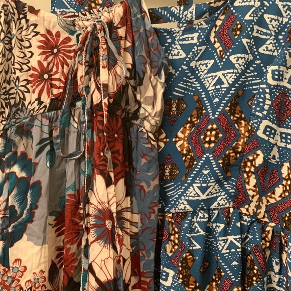 Bundle of 2 dresses (1maxi/1short) in boho pattern - Picture 7 of 8